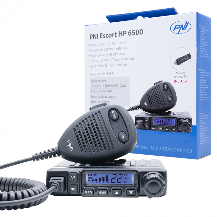 Pachet Statie radio CB PNI Escort HP 6500 ASQ + Antena CB PNI Extra 40 [4]