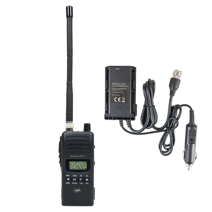 Pachet Statie radio CB PNI Escort HP 72 cu adaptor alimentare 12V-24V si antena exterioara [10]