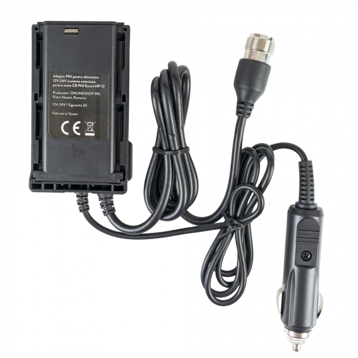 Pachet Statie radio CB PNI Escort HP 72 cu adaptor alimentare 12V-24V si antena exterioara [7]