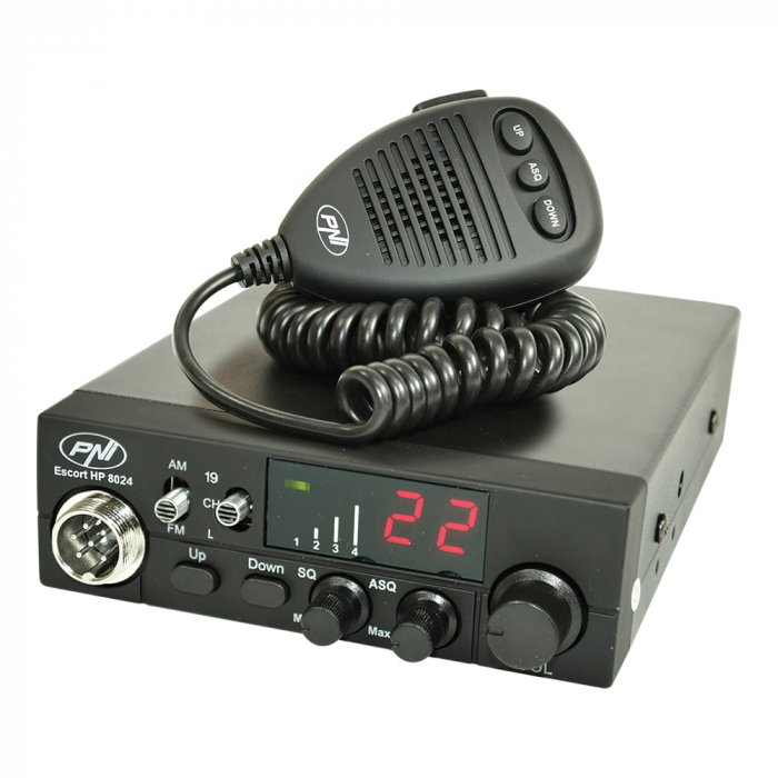 Pachet statie radio CB PNI ESCORT HP 8024 ASQ + Antena CB PNI Extra 48 cu magnet [4]