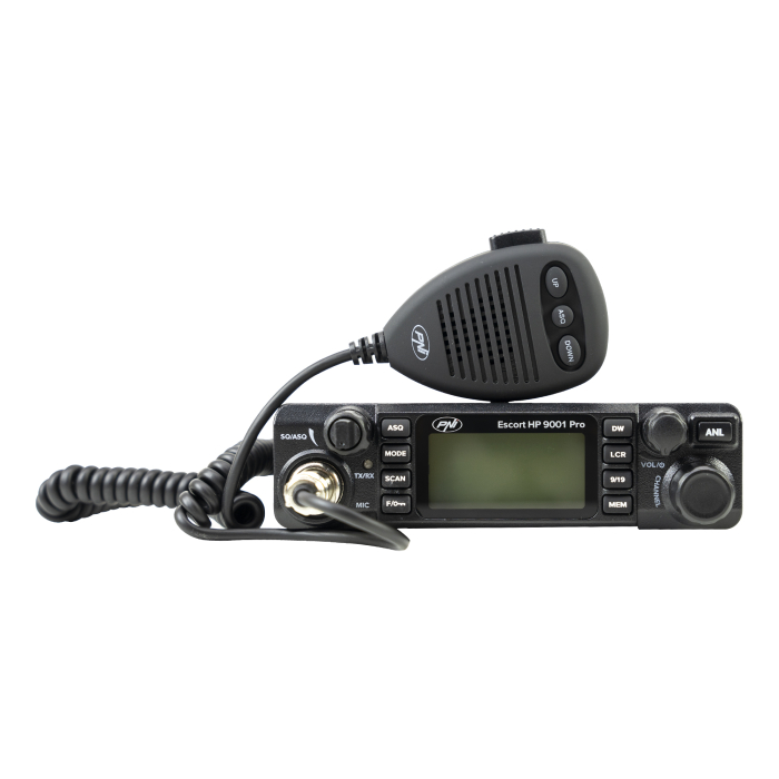 Pachet Statie radio CB PNI Escort HP 9001 PRO, ASQ + Amplificator RX-TX KL203P, AM-FM-SSB, 100W, 12V si cablu PNI R50 [17]