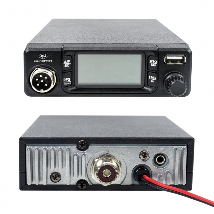 Pachet Statie radio CB PNI Escort HP 9700 USB si Antena CB PNI Extra 45 cu baza magnetica [3]
