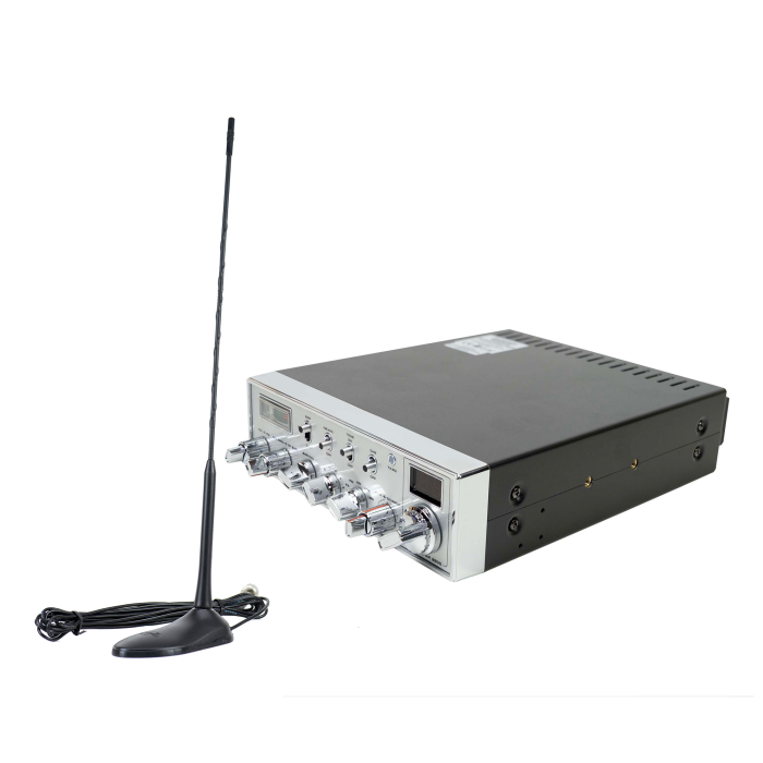 Pachet Statie radio CB SUPER STAR-3900, AM/FM/USB/CW/PA, 12V, ASQ cu antena CB PNI Extra 45 cu magnet [9]