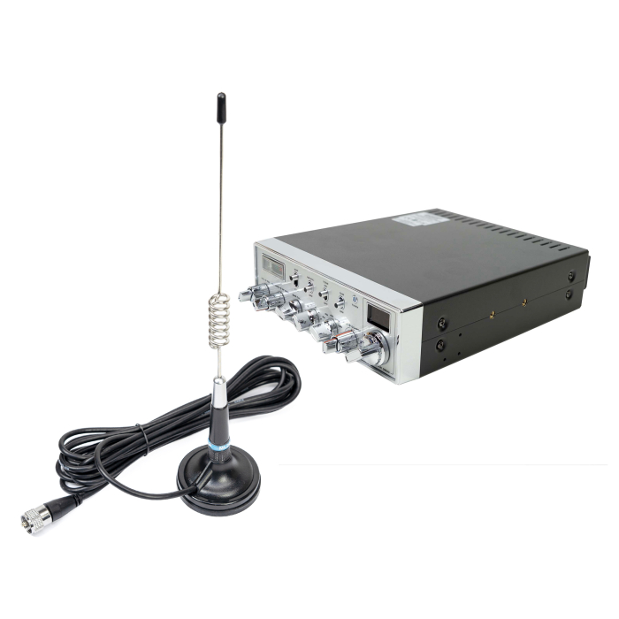 Pachet Statie radio CB SUPER STAR-3900 AM/FM/USB/CW/PA, 12V, ASQ cu antena CB PNI ML29 cu magnet [9]