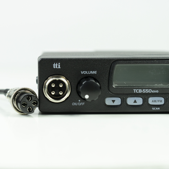 Pachet statie radio CB TTi TCB-550 EVO, VOX, Scan, ecran multicolor, 12-24V si antena PNI ML100 cu magnet, 100 cm, 26-30MHz, 250W [8]