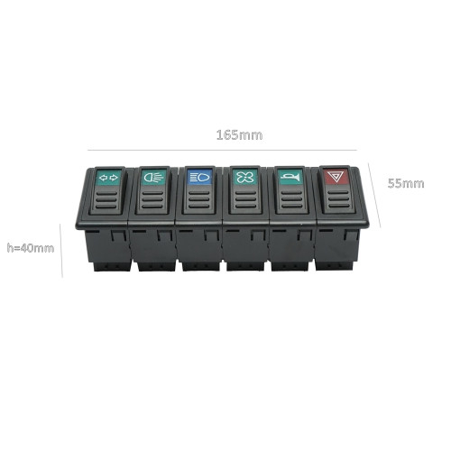 Panou comanda ,comutator 6 butoane universal [4]