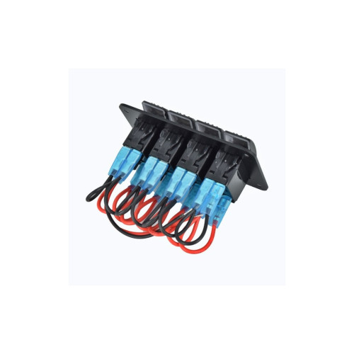 Panou cu 4 intrerupatoare 12V, 20A / 24V, 10A [2]
