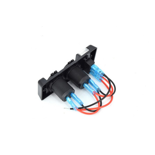 Panou intrerupator cu mufa bricheta si USB 12V [2]