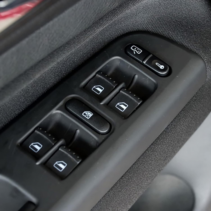 Panou maner interior portiere cu VW Golf IV, Bora, Passat B5-5.5, Sharan, Seat Alhambra, Skoda Superb I - negru, 30x7.5 cm [3]