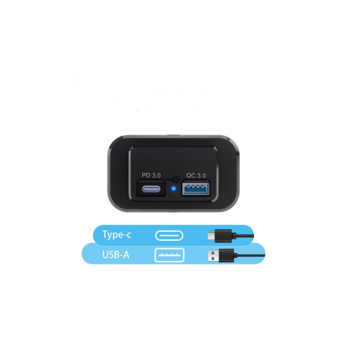 Panou mufa USB QC3.0 + PD [3]