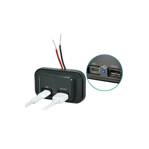 Panou mufa USB QC3.0 + PD [4]