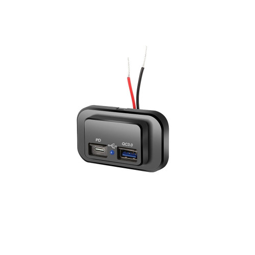 Panou mufa USB QC3.0 + PD [2]