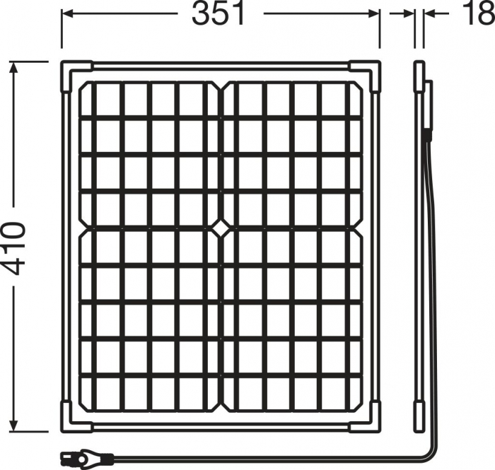 PANOU SOLAR AUTO 20W OSRAM [1]