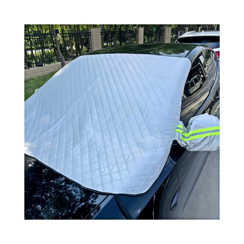 Parasolar exterior auto iarna vara cu protectie oglinzi laterale reflectorizante 145 x 113 cm [2]