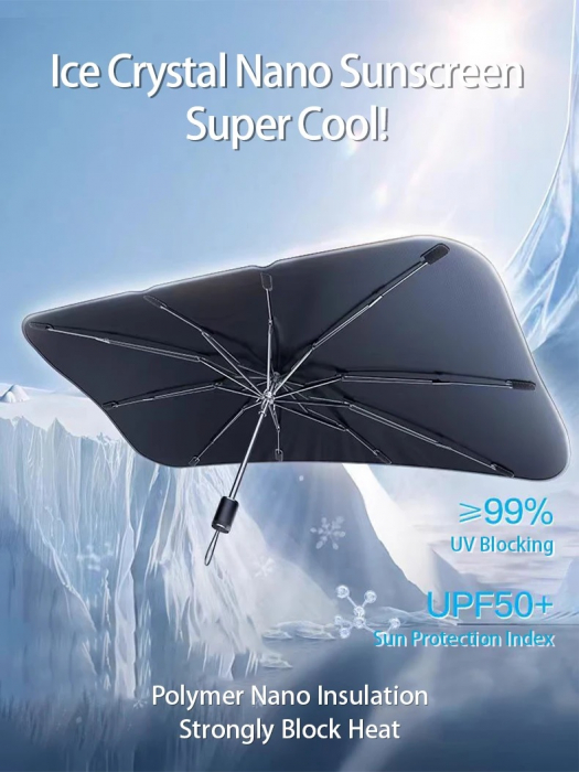 Parasolar umbrela pentru parbrizul masinii 130cm X 69cm [12]