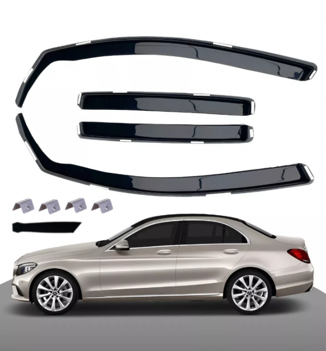 Paravanturi fata-spate, fumurii compatibile Mercedes C-Class W205 (2015-2020) sedan [1]