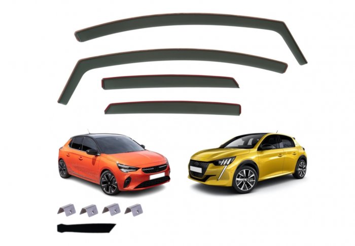Paravanturi fata-spate, fumurii compatibile Opel Corsa F (2019-2023) 5 usi Hatchback [1]
