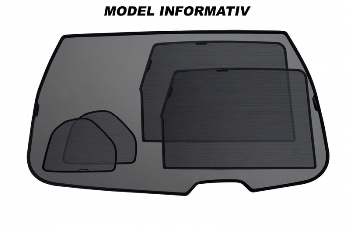 Perdele auto ART Luxury compatibil Mercedes C-klasse W204 Sedan 2007-2014 COD: LUX293 [2]