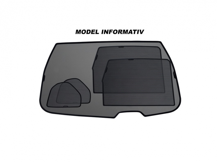 Perdele auto ART Luxury compatibil Toyota Land Cruiser Prado 120 SUV 2002-2009 COD: LUX491 [2]