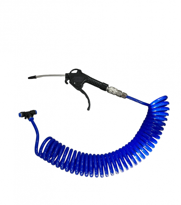 Pistol aer curatat cabina cu furtun [1]