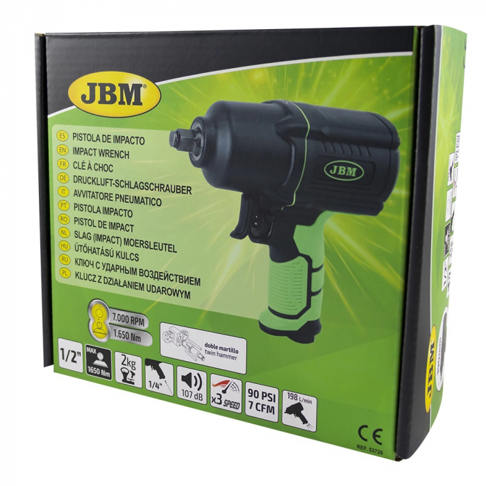 Pistol De Impact 1/2 1650Nm Jbm [2]
