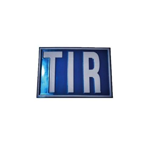Placa metalica reliefata tir din otel [1]