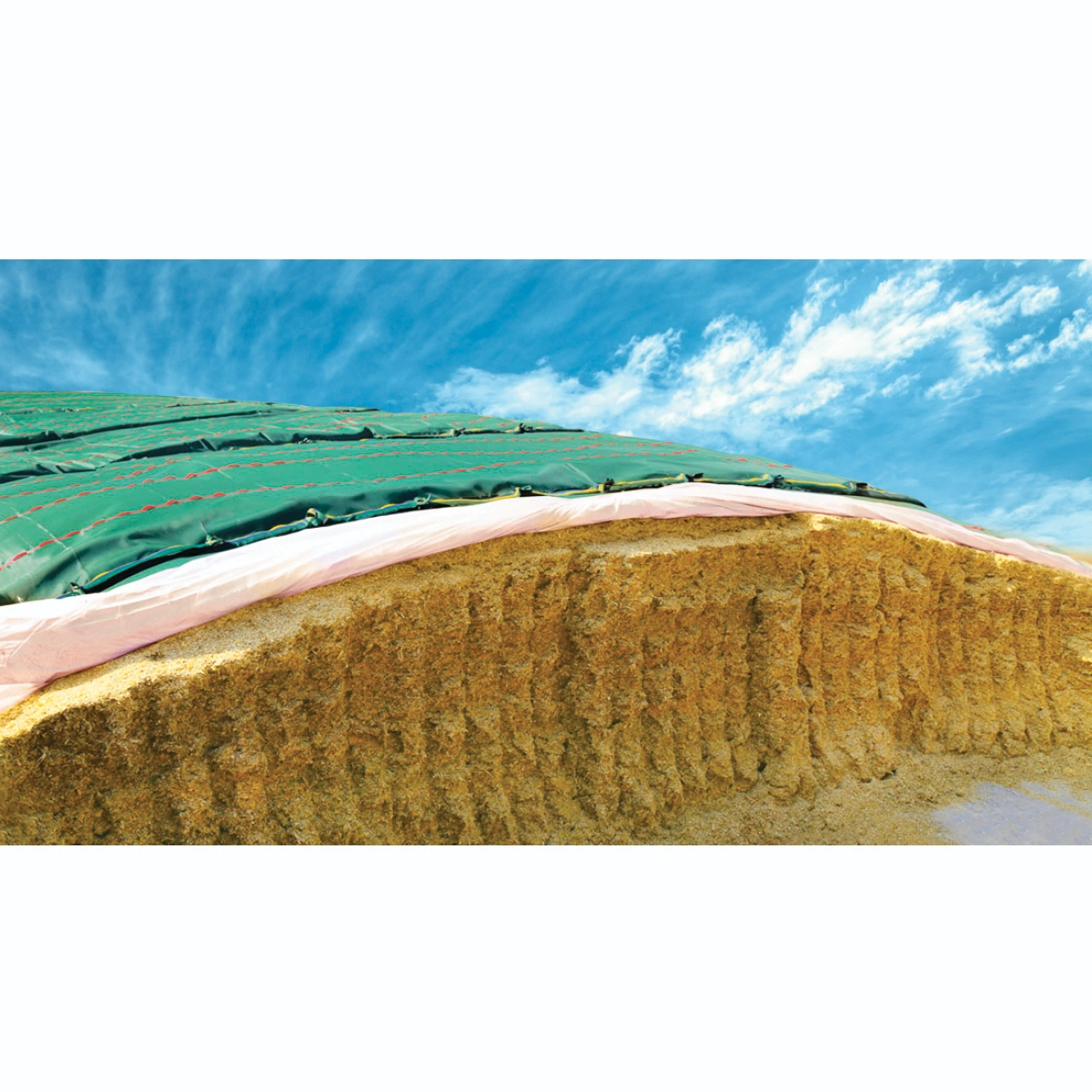 Plasa/prelata protectie pentru folie siloz verde 6x25m  (Garantie 10ani) [1]
