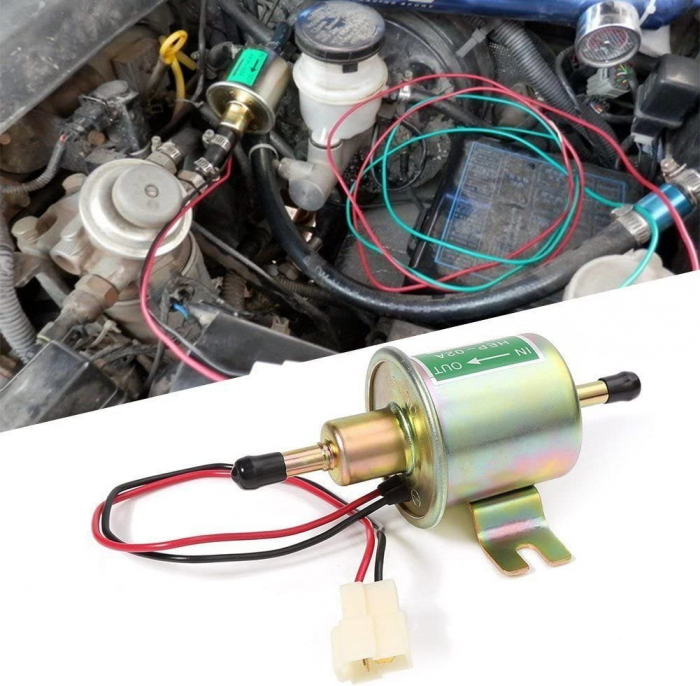 Pompa electrica universala de combustibil, 12V [9]