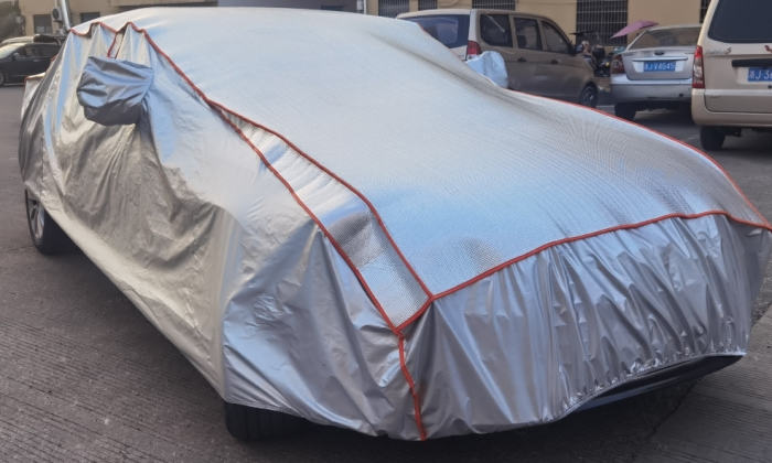 Prelata auto anti-grindina  de aluminiu pentru masina XXL - 533cm x 178cm x 120cm [9]