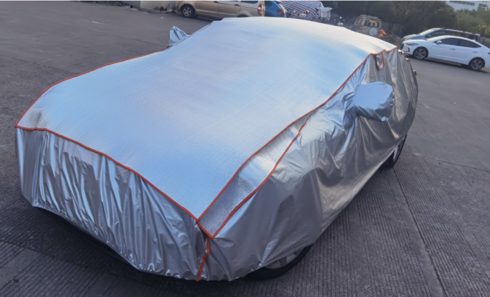 Prelata auto anti-grindina  de aluminiu pentru masina XXL - 533cm x 178cm x 120cm [7]