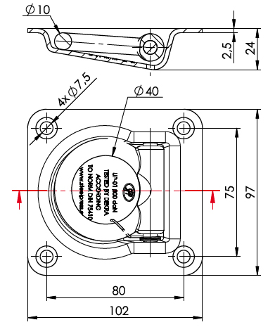 Prindere podea pentru marfa UP-01 [2]
