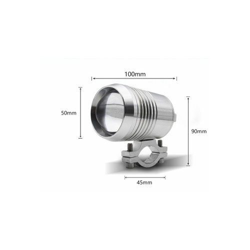 Proiector led, 2400 lumeni 10 W lupa si stroboscop, rezistent la apa [4]