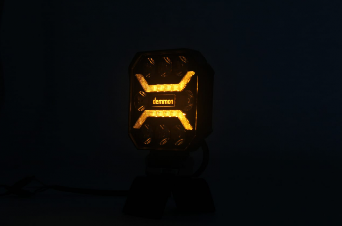 Proiector LED  27W 12V - 24V alb și galben portocaliu E-mark E9 [7]
