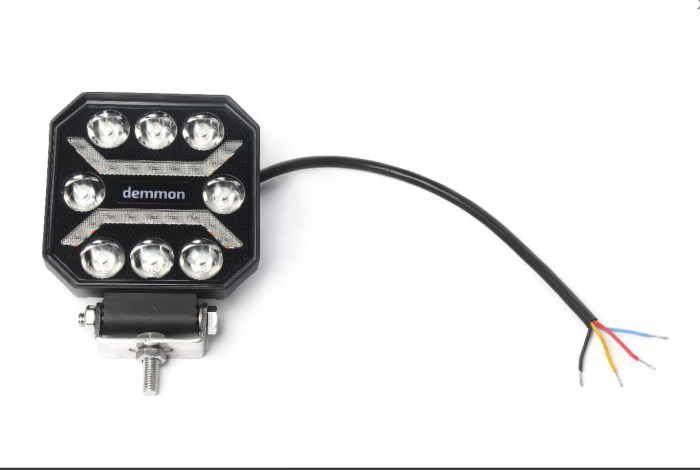 Proiector LED  27W 12V - 24V lumina alba E-mark E9 [4]