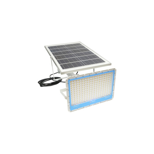 Proiector LED 400W, 6500K cu panou solar 28W telecomanda si baterie 40Ah Breckner Germany [2]