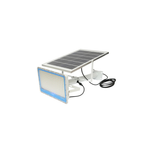 Proiector LED 400W, 6500K cu panou solar 28W telecomanda si baterie 40Ah Breckner Germany [1]