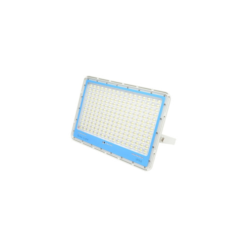 Proiector LED 400W, 6500K cu panou solar 28W telecomanda si baterie 40Ah Breckner Germany [5]