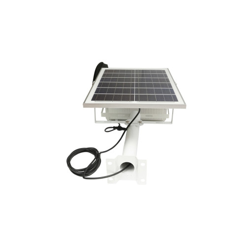 Proiector LED 400W, 6500K cu panou solar 28W telecomanda si baterie 40Ah Breckner Germany [3]