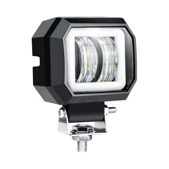 Proiector Led, 7D Optic, 20W, 12V-24V, 7.6cm, pentru Atv, Jeep , Motor, Spot [2]