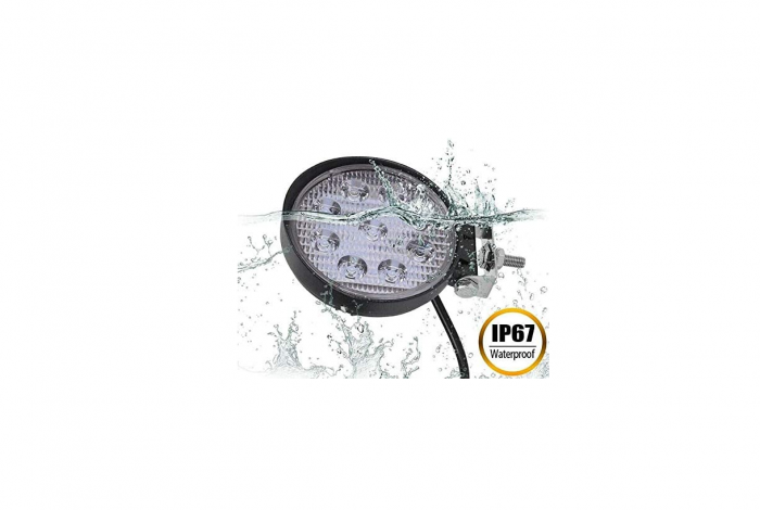 Proiector LED Auto  cu lumină difuză FLOOD, 12V 24V, subțire (Slim), 27W [2]