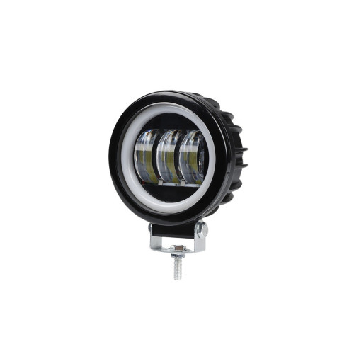Proiector LED cu Angel Eyes DRL lumina alba 30W [2]