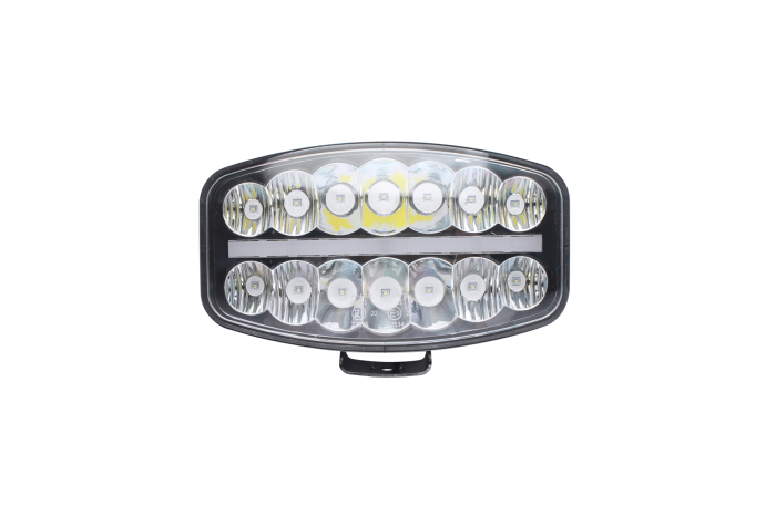 Proiector LED Halogen 10 inch cu DRL alb/portocaliu 12-24V, 80W, 4000 lm, Certificat E9 [5]