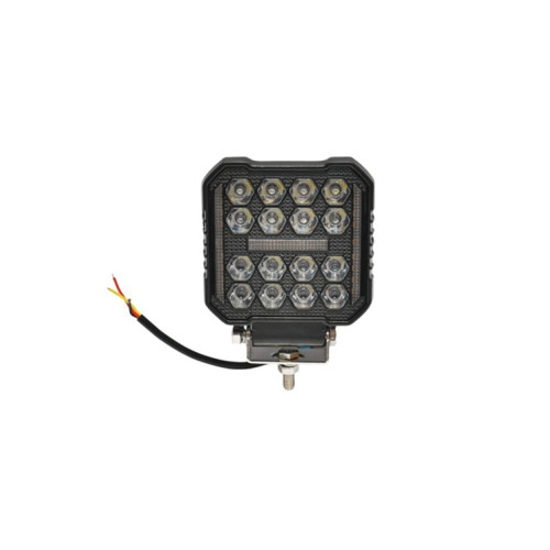 Proiector patrat LED cu DRL 9-80V, 48W, alb-galben, carcasa aluminiu IP67 [1]