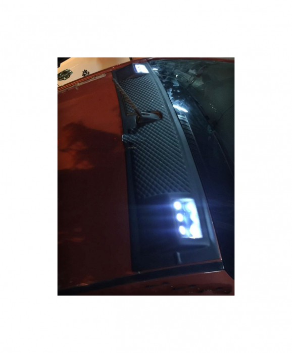 Proiector plafon LED 12V cu lumina selectabila Alba sau Galbena culoare Negru Lucios [6]
