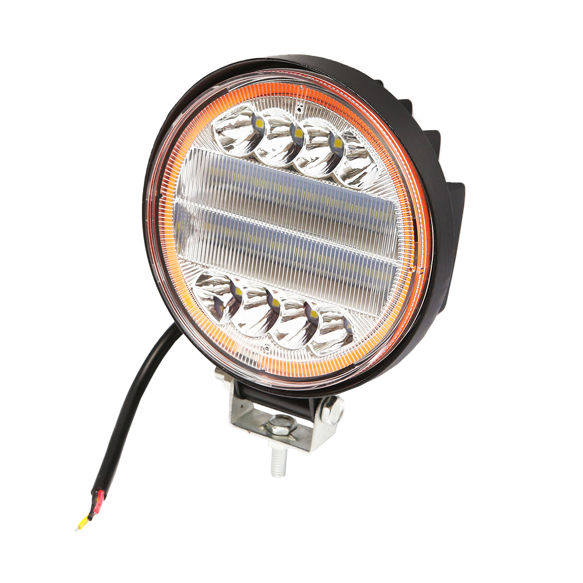 Proiector rotund LED-SMD 10-30V 72W 113x132x30mm [2]