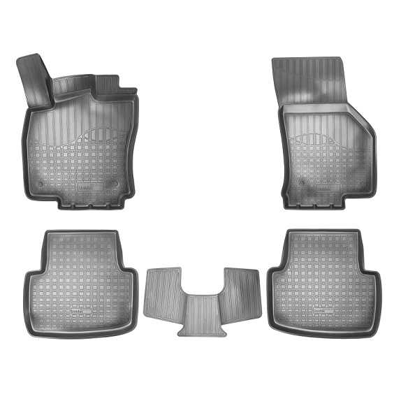 Covorase  cauciuc stil tavita BMW Seria 7 E65/E66 scurt 2001-2008 [1]
