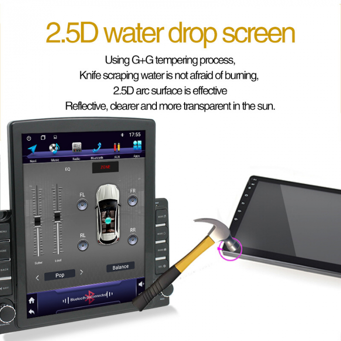Radio MP3, MP5 Player 2DIN ANDROID 9.7″ /ecran tip Tesla style 12V /2+32G [16]