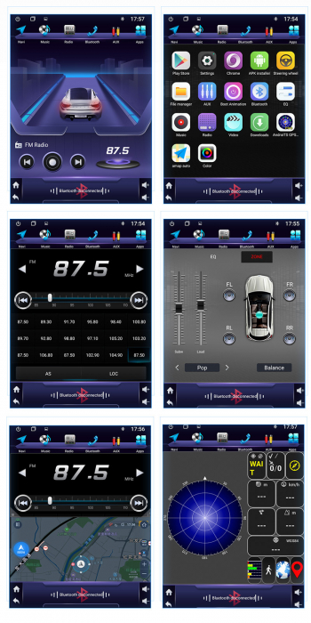 Radio MP3, MP5 Player 2DIN ANDROID 9.7″ /ecran tip Tesla style 12V /2+32G [18]