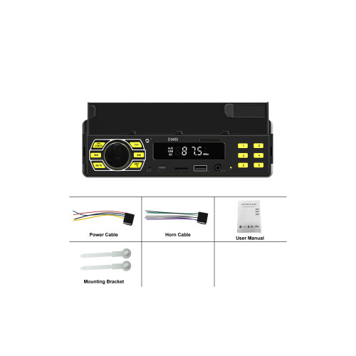 Radio MP3 player 12V cu Bluetooth si suport de telefon [5]