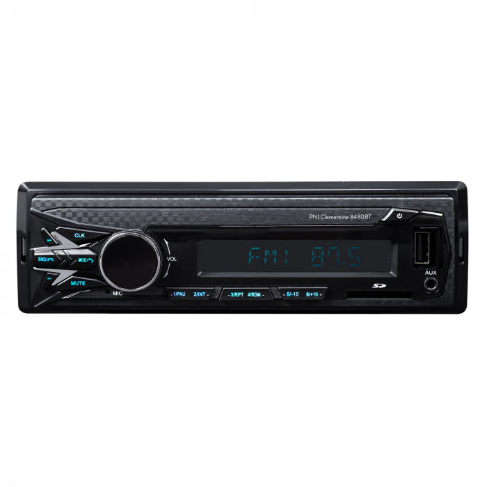 Radio Mp3 Player Auto Dab Si Rds Pni Clementine 8480Bt 4X45W, 12/24V, Cu Sd, Usb, Aux, Rca, Bluetooth Si Usb 1.5A [3]